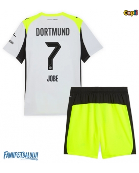 Borussia Dortmund Jobe Bellingham #7 Echipament de Fotbal Replică 2025-26 Copii Deplasare (+ Șorturi)